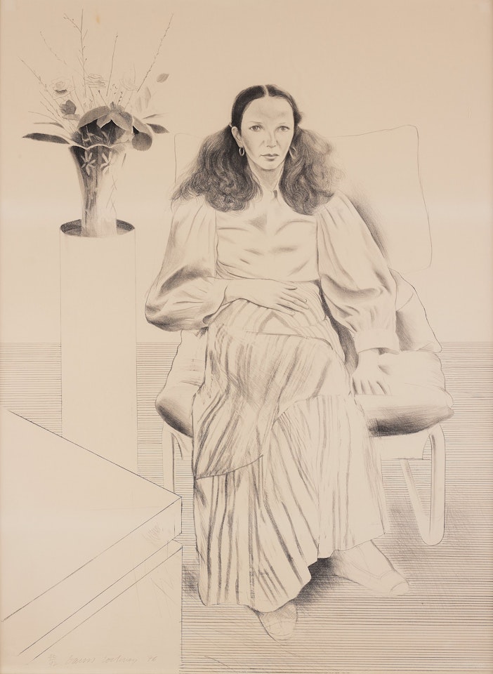 "Brooke Hopper" by David Hockney