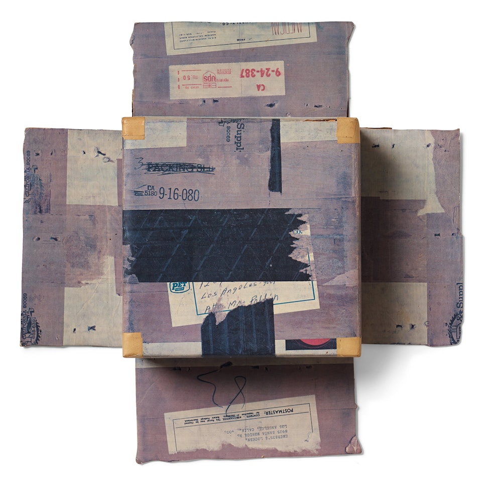 "Cardbird Box II, from "Cardbird series" by Robert Rauschenberg