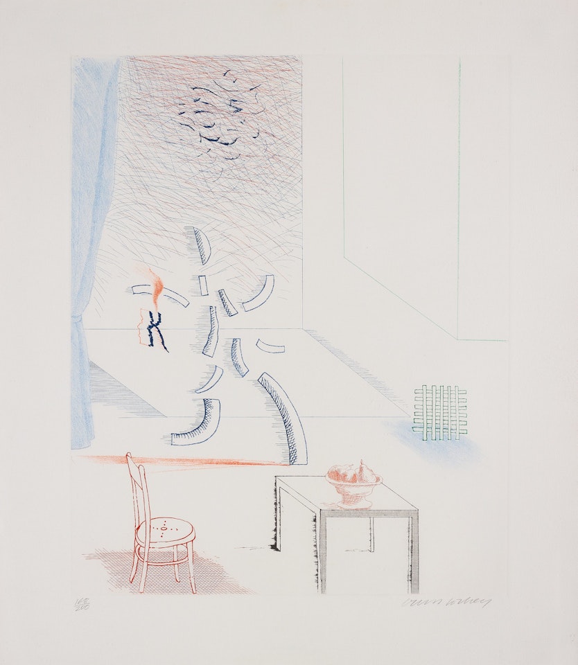 "Tick It, Tock It, Turn It True" from: "The Blue Guitar" by David Hockney