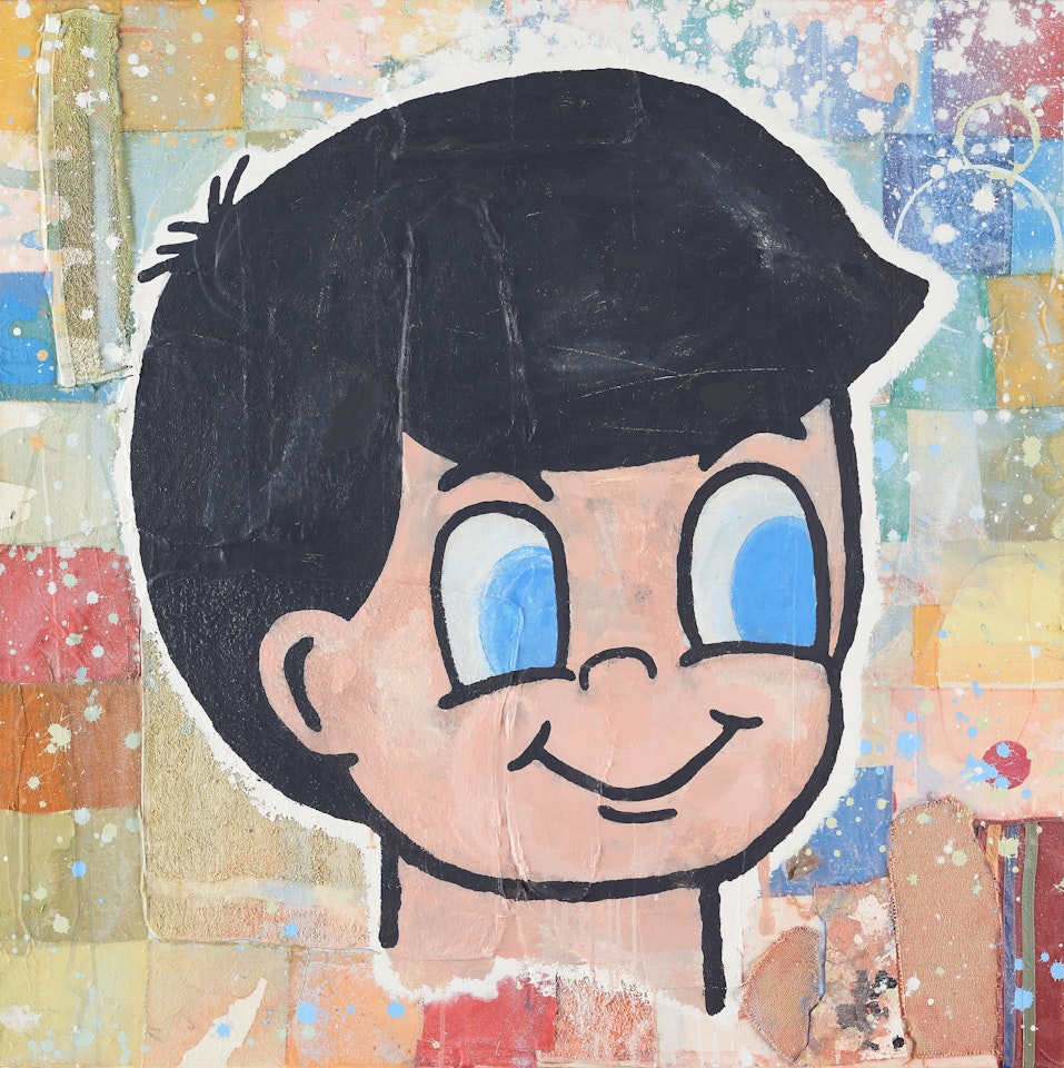 "Boy Painting" by Donald Baechler