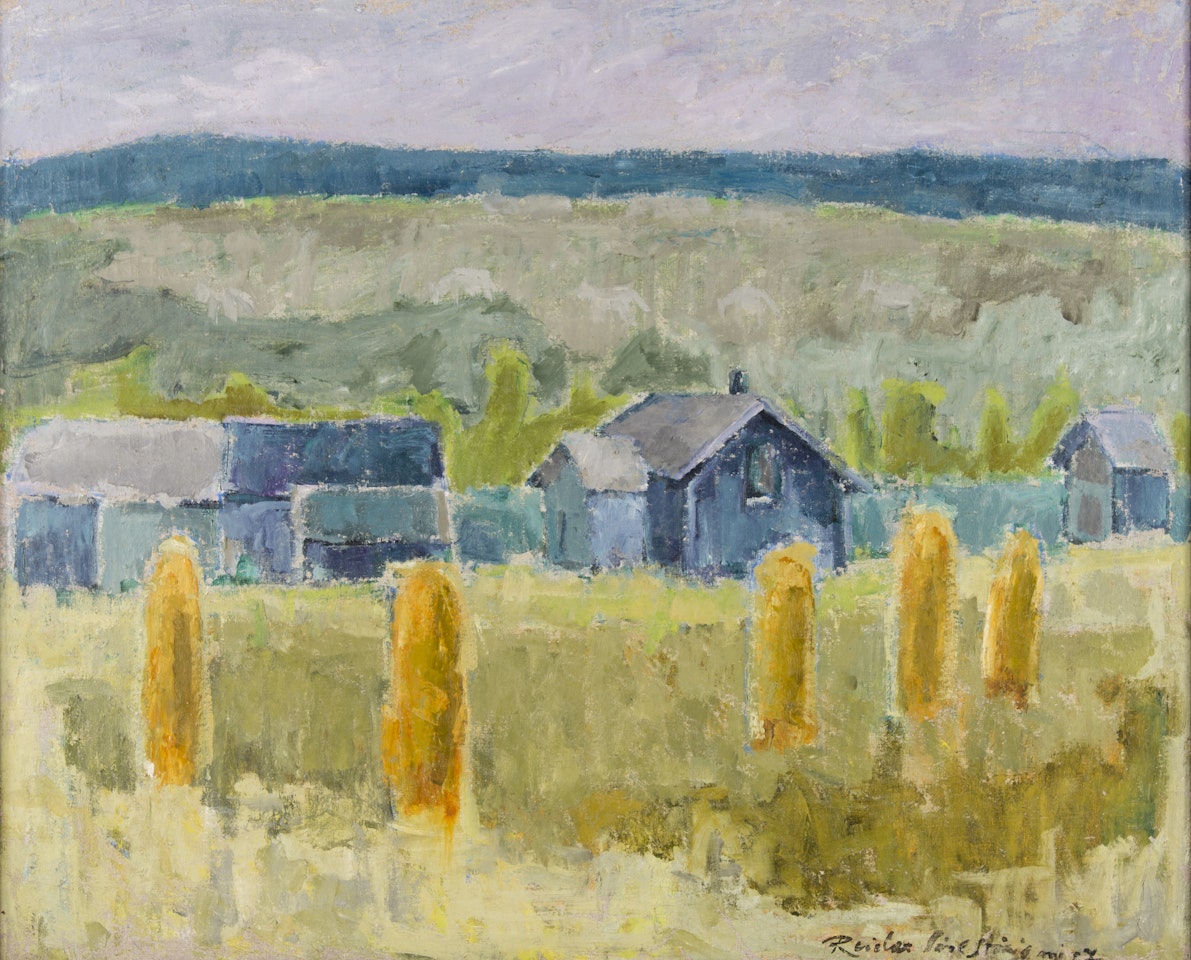 VIEW FROM THE OLD SÄRESTÖ by Reidar Särestöniemi