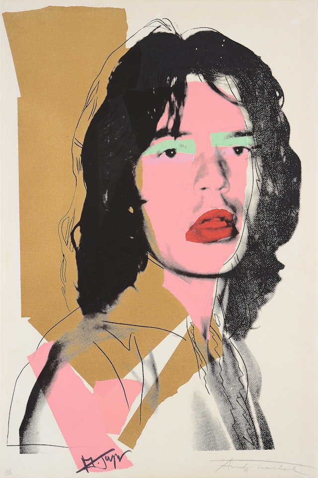 "Mick Jagger" by Andy Warhol