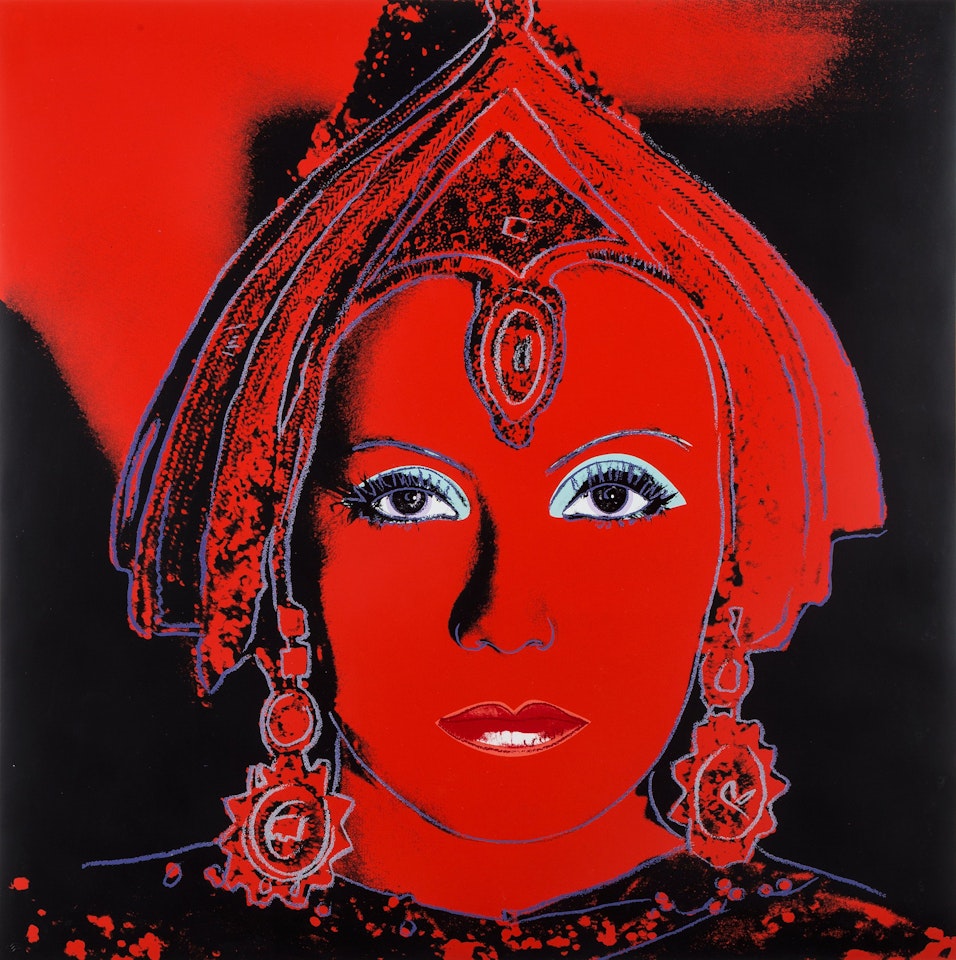 "The Star" (Greta Garbo) , ur: "Myths" by Andy Warhol