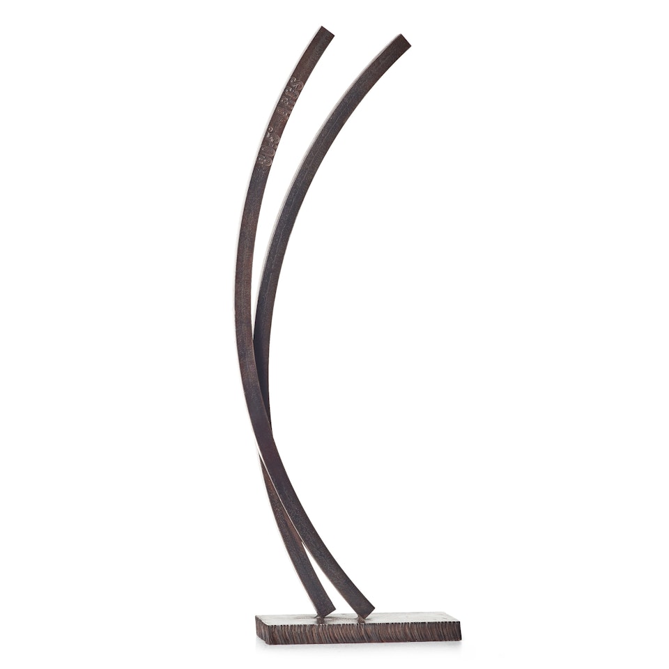 "Two Arcs of 80.5⁰" by Bernar Venet