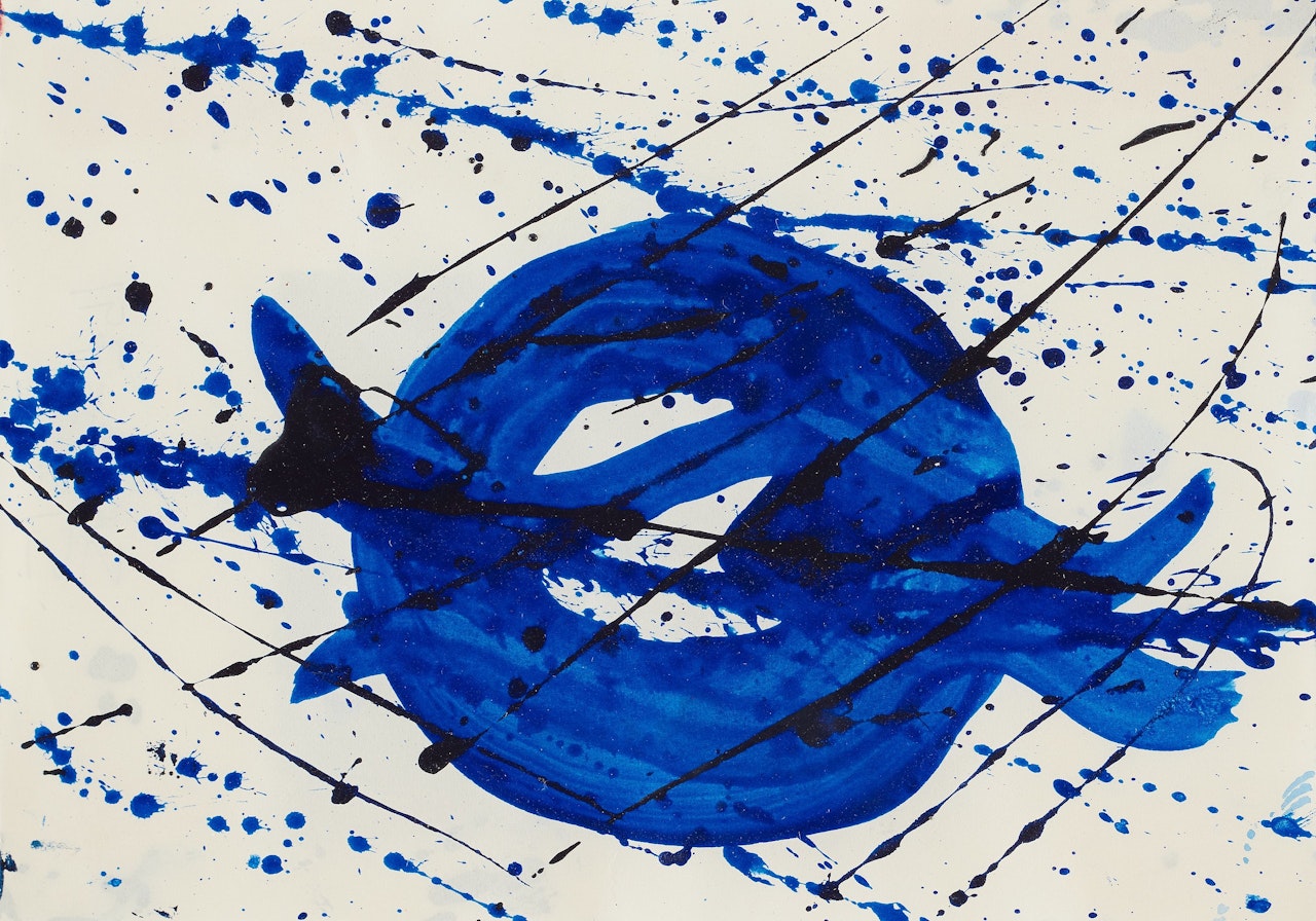 "SF 86-791" by Sam Francis