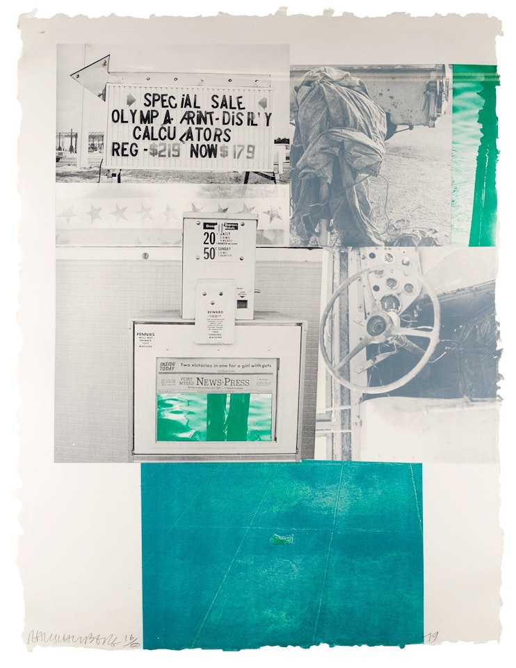 ROOKERY MOUNDS-LEVEL by Robert Rauschenberg