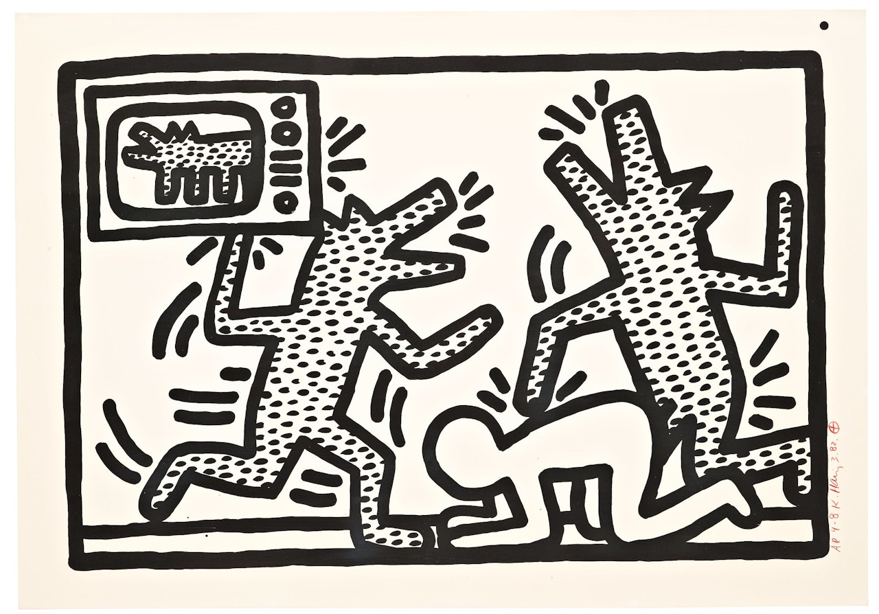 "Untitled" by Keith Haring