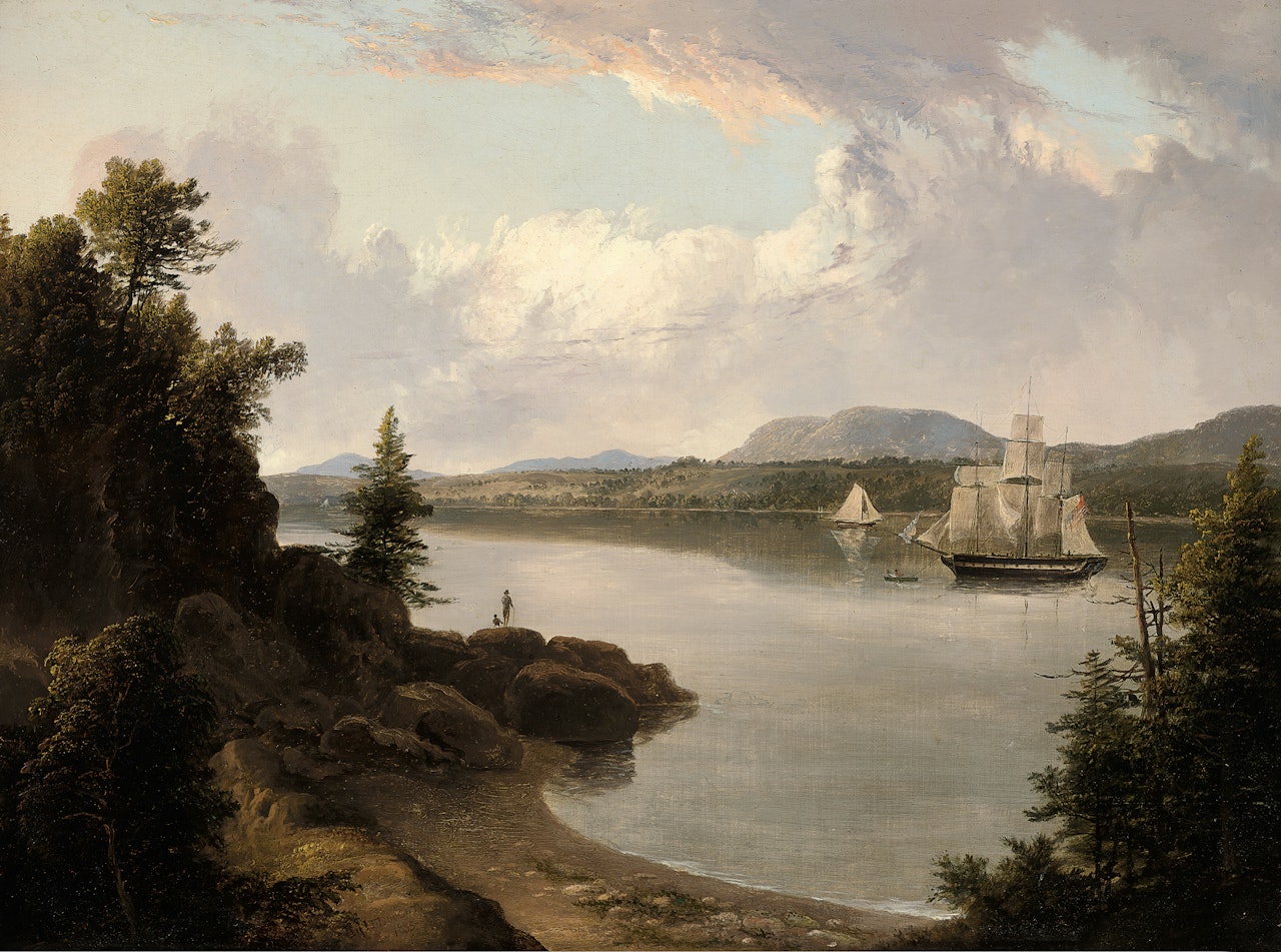 View on the St. Croix River Near Robbinston by Thomas Doughty