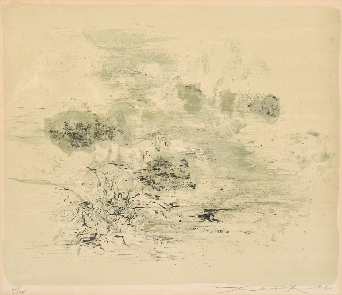 COMPOSITION by Zao Wou-Ki