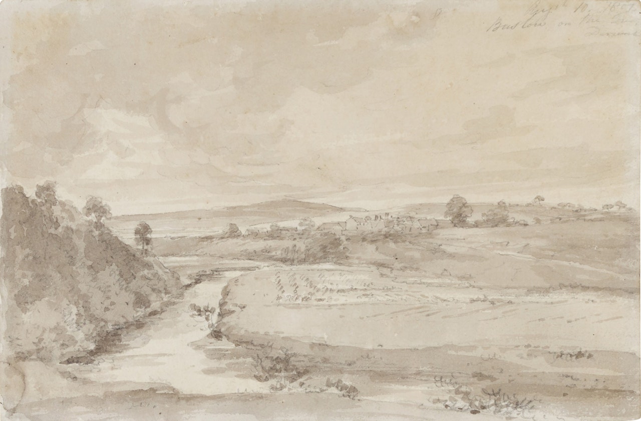 Baslow on the Derwent by John Constable