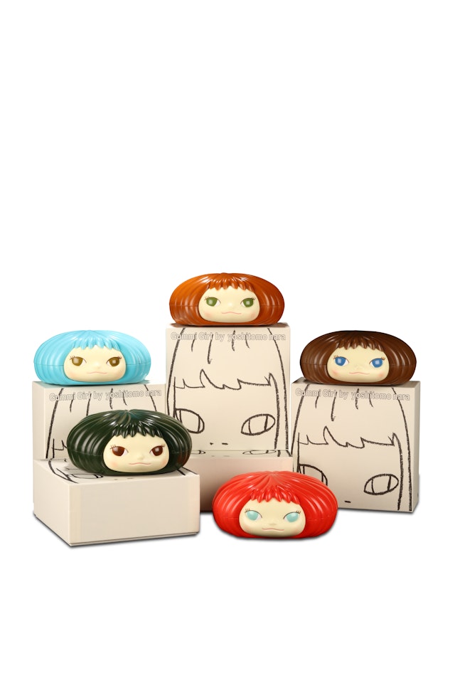 Gummi Girl (Malone; Ringocco; Soran-Chan; Orangerie; & Midori-Chan) by Yoshitomo Nara