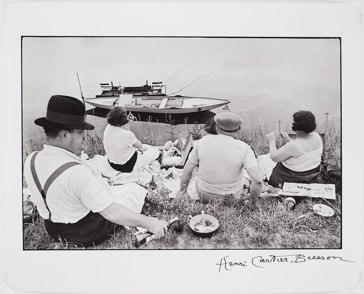 "On the Banks of the Marne, Paris by Henri Cartier-Bresson