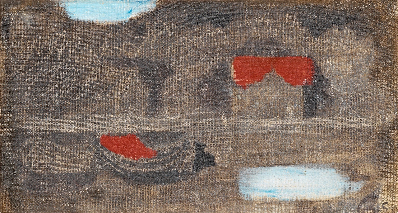 "Båtar och magasinet" (Boats) by Ragnar Sandberg