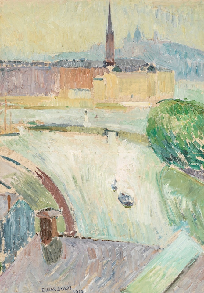 View over Riddarholmen, Stockholm by Einar Jolin