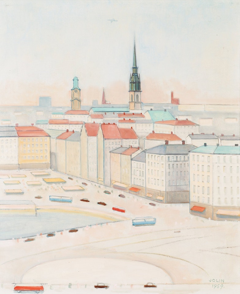 View over Old Town, Stockholm by Einar Jolin