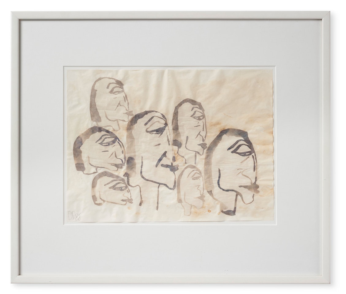 Untitled, collage after Picabia by Donald Baechler