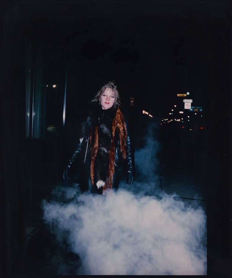 "Cookie in the NY Inferno" by Nan Goldin