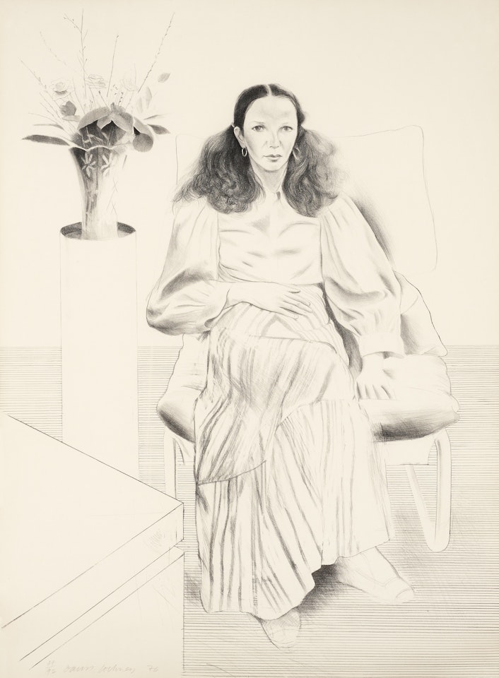 "Brooke Hopper" by David Hockney