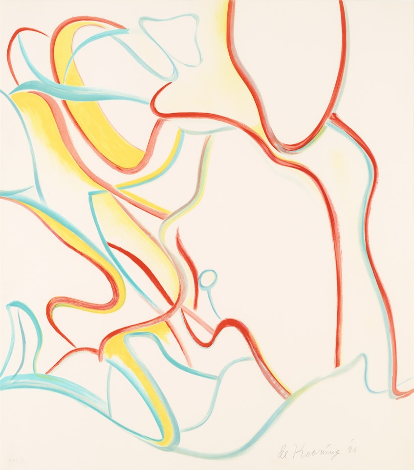 Untitled, from: "Quatre lithographies" by Willem de Kooning