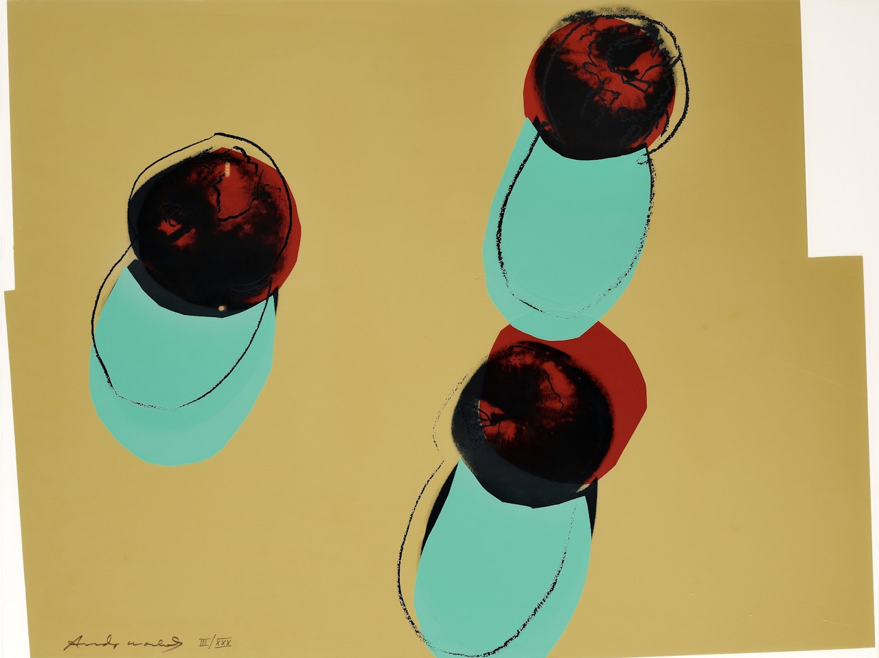 "Apples", from: "Space fruit:Still-lifes" by Andy Warhol