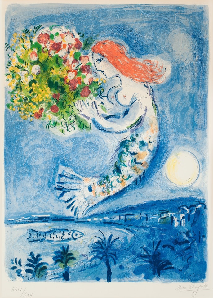 "La baie des anges" by Marc Chagall