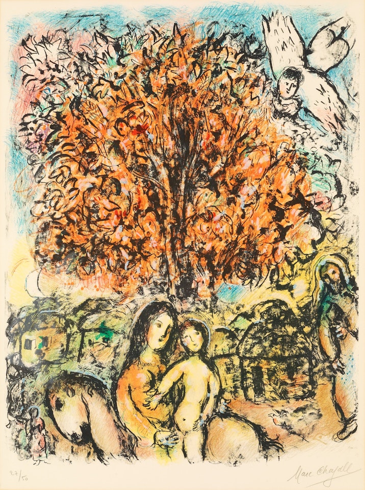"La Sainte famille" by Marc Chagall