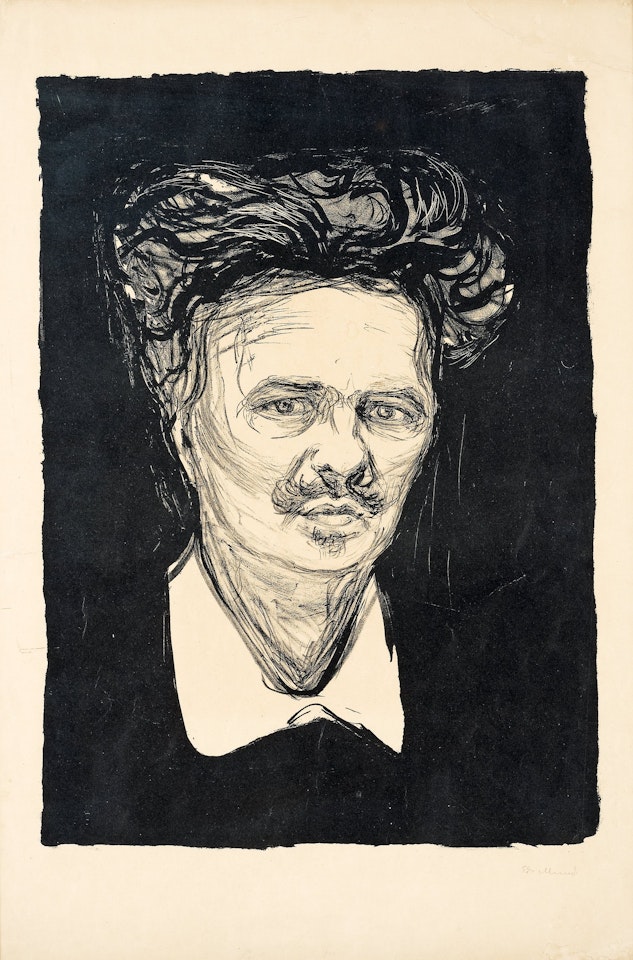"August Strindberg" by Edvard Munch