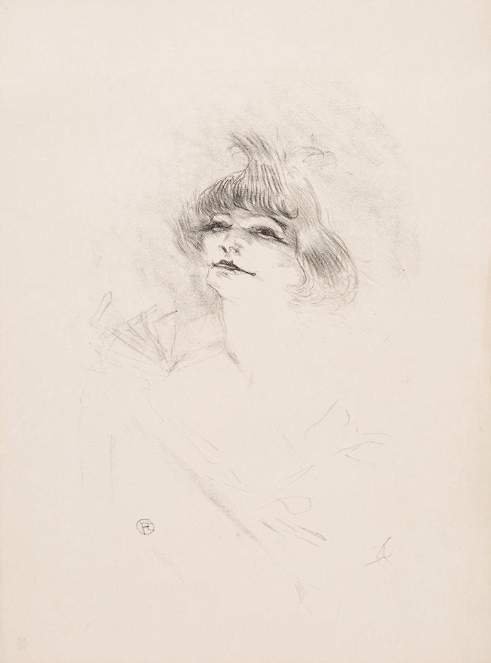 "Polaire"; Dessins de maîtres Francais, IX, Henri de Toulouse-Lautrec (édition de luxe) by Henri de Toulouse-Lautrec