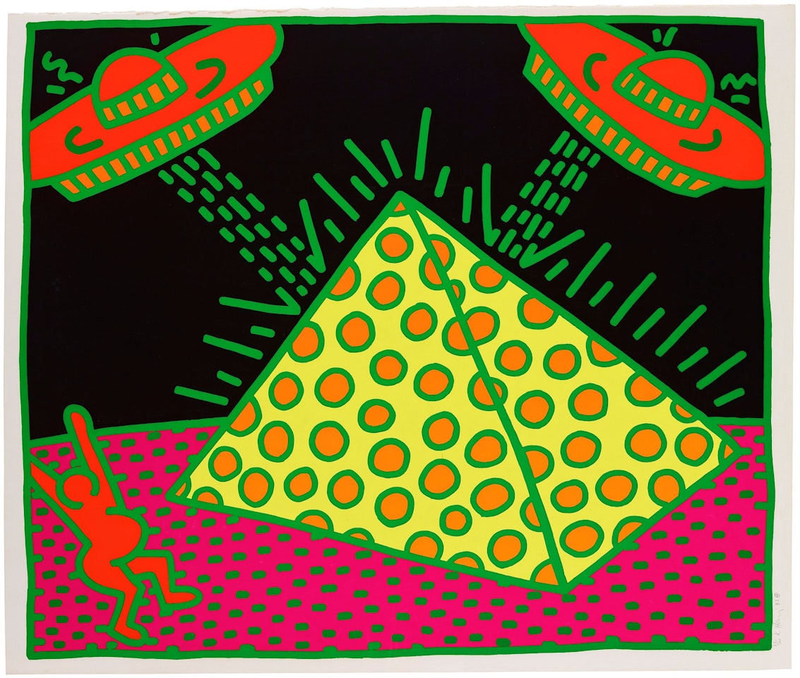 ”The Fertility Suite: one plate”. by Keith Haring