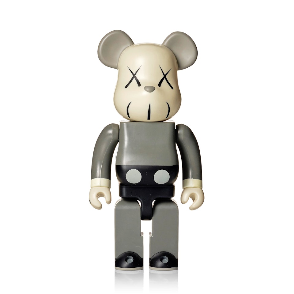 400% BE@RBRICK (Grey) by Kaws