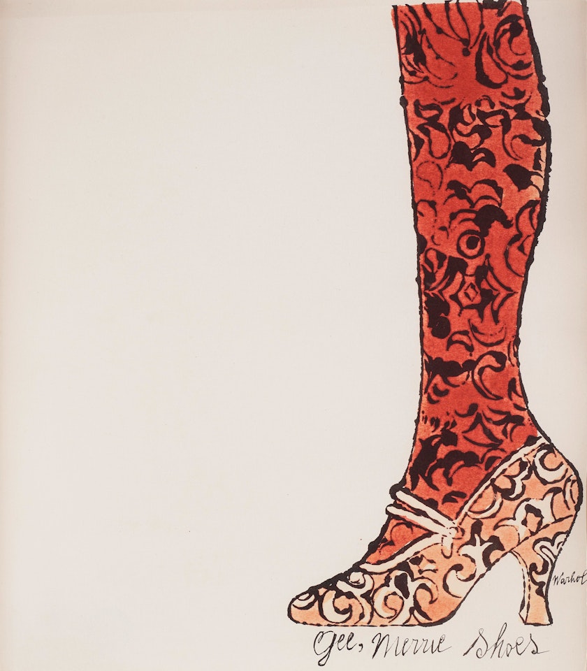 "Gee Merrie Shoes" by Andy Warhol