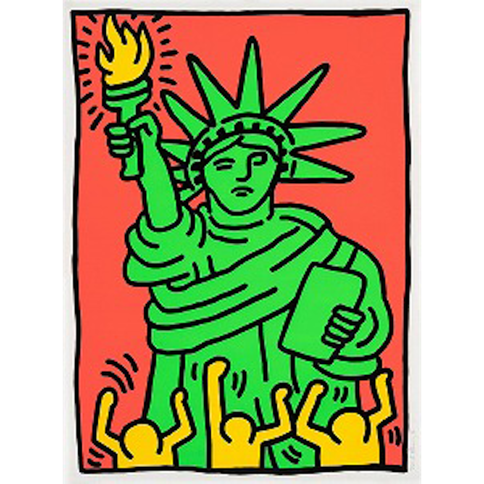 Statue of Liberty (Littmann P. 63) by Keith Haring