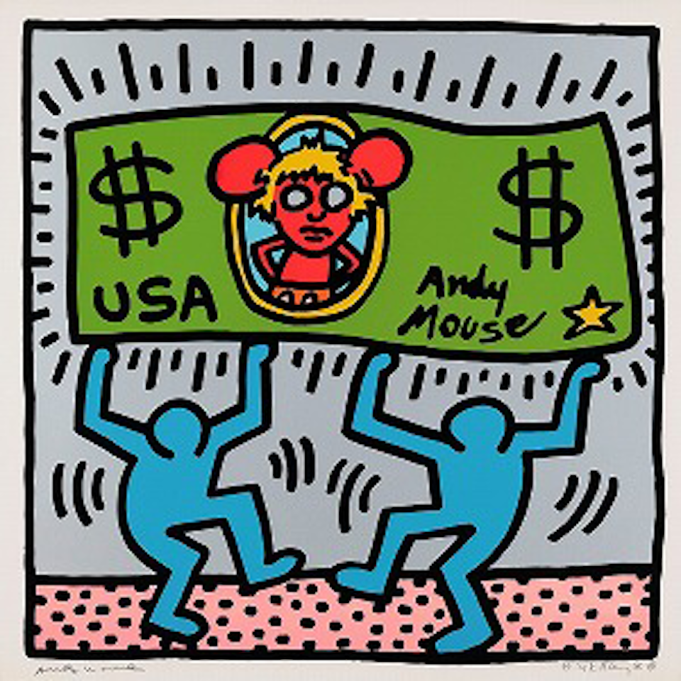 Andy Mouse (Littmann P. 65) by Keith Haring