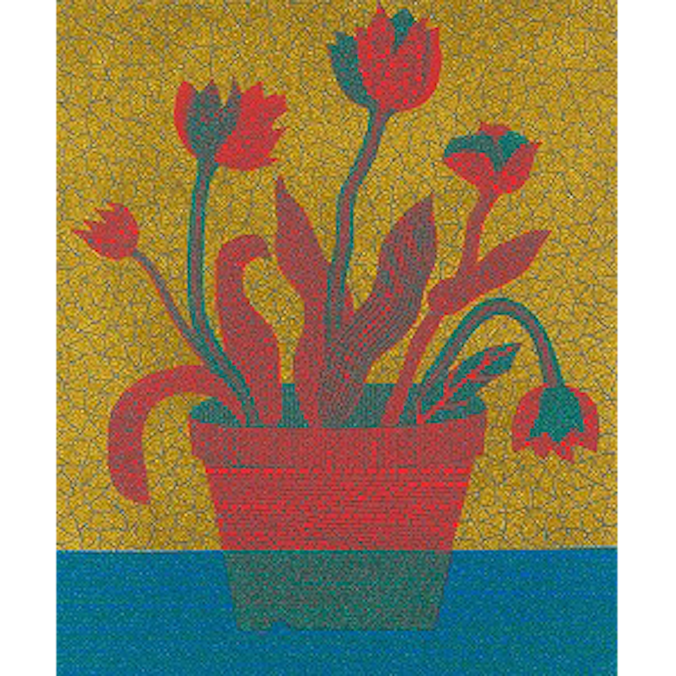 FLOWERS C (Kusama 345) by Yayoi Kusama