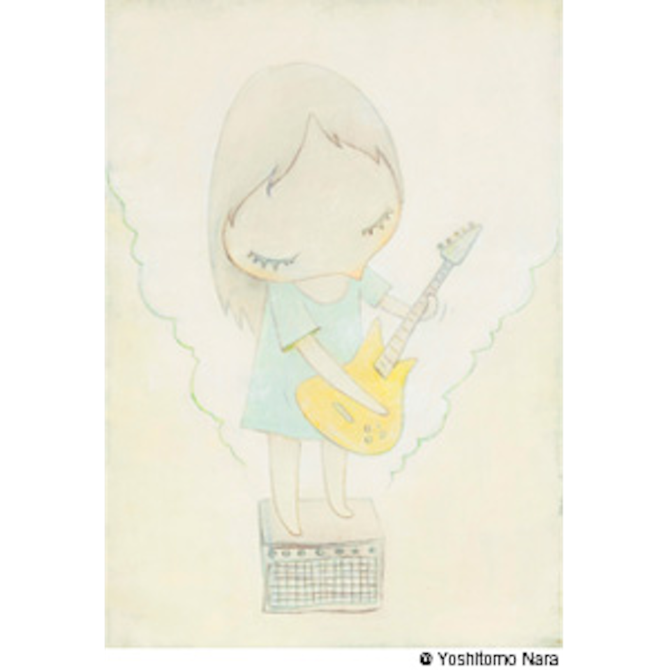 Guitar Girl (No. YNF3562); Studio No. D-2003-031 by Yoshitomo Nara