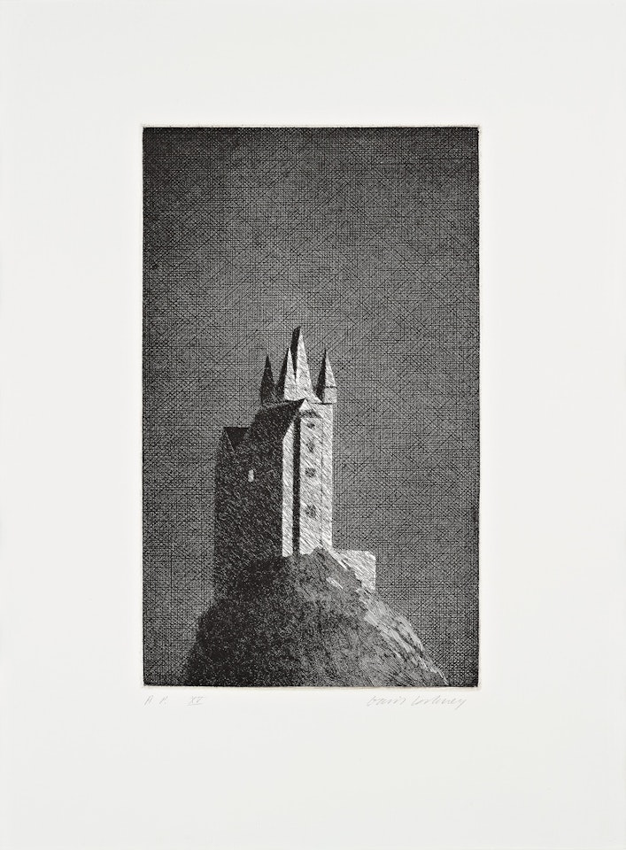 "The Haunted Castle" from "Six Fairy Tales from the Brother"s Grimm" by David Hockney