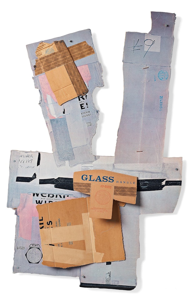 "Cardbird II", from "Cardbird Series" by Robert Rauschenberg