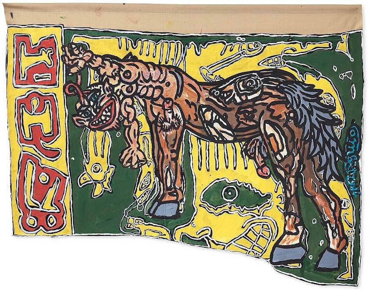 "Horse" by Robert Combas