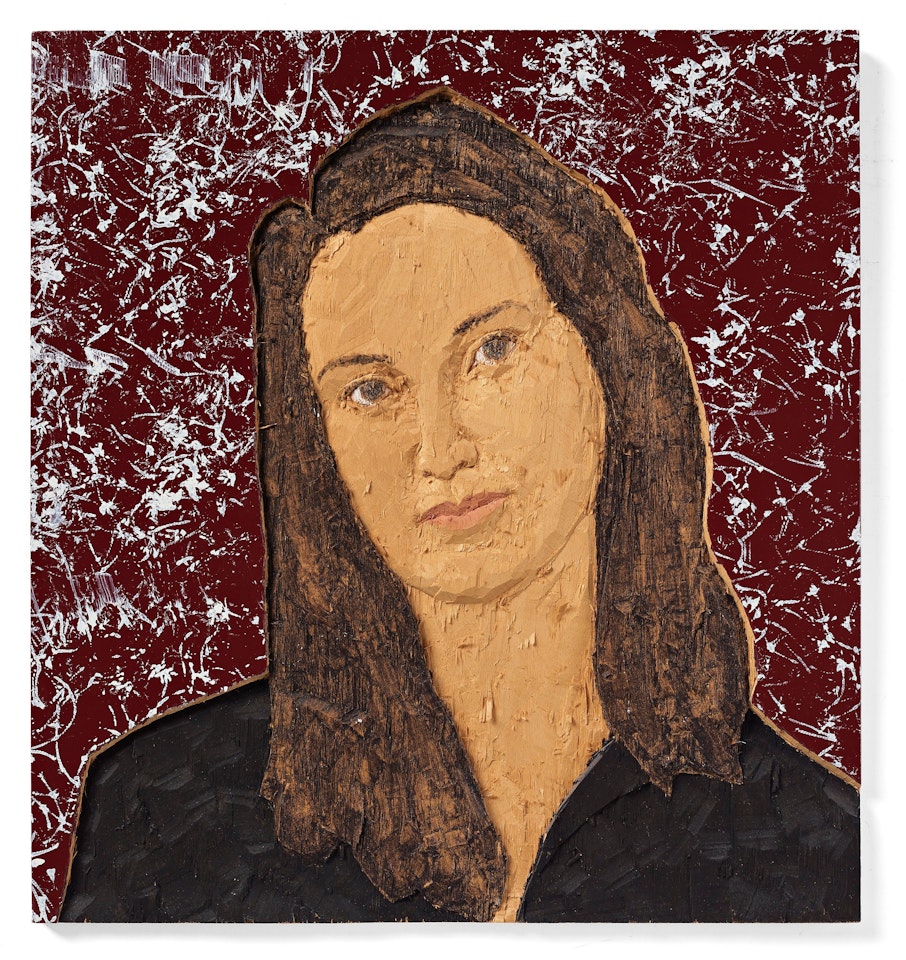 "Relief (woman) " by Stephan Balkenhol