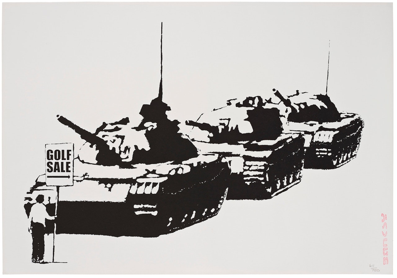 "Golf Sale" by Banksy