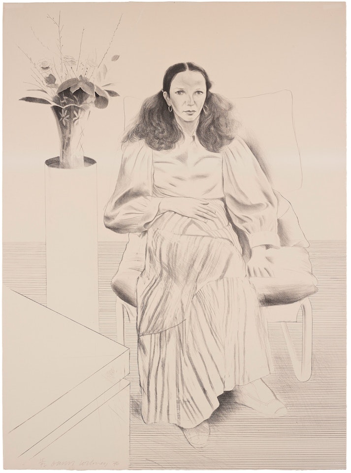 "Brooke Hopper" by David Hockney