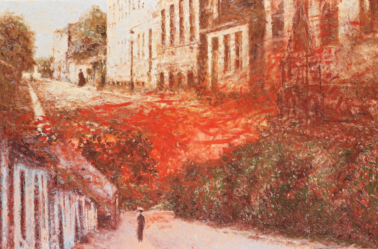 "Cityscape (30 år i Lund) " by Ola Billgren