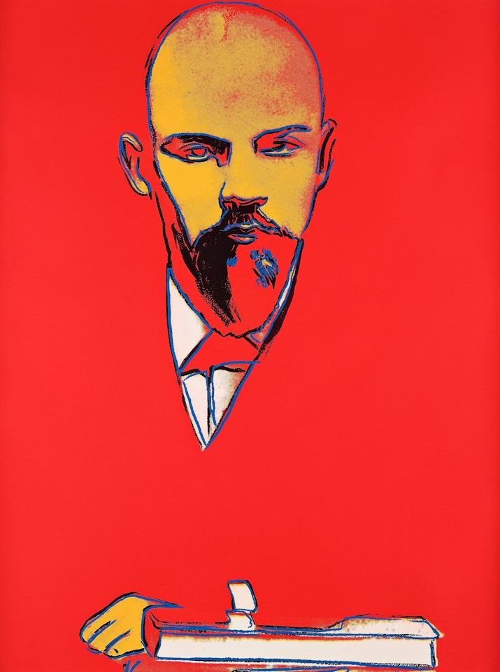 "Red Lenin" by Andy Warhol