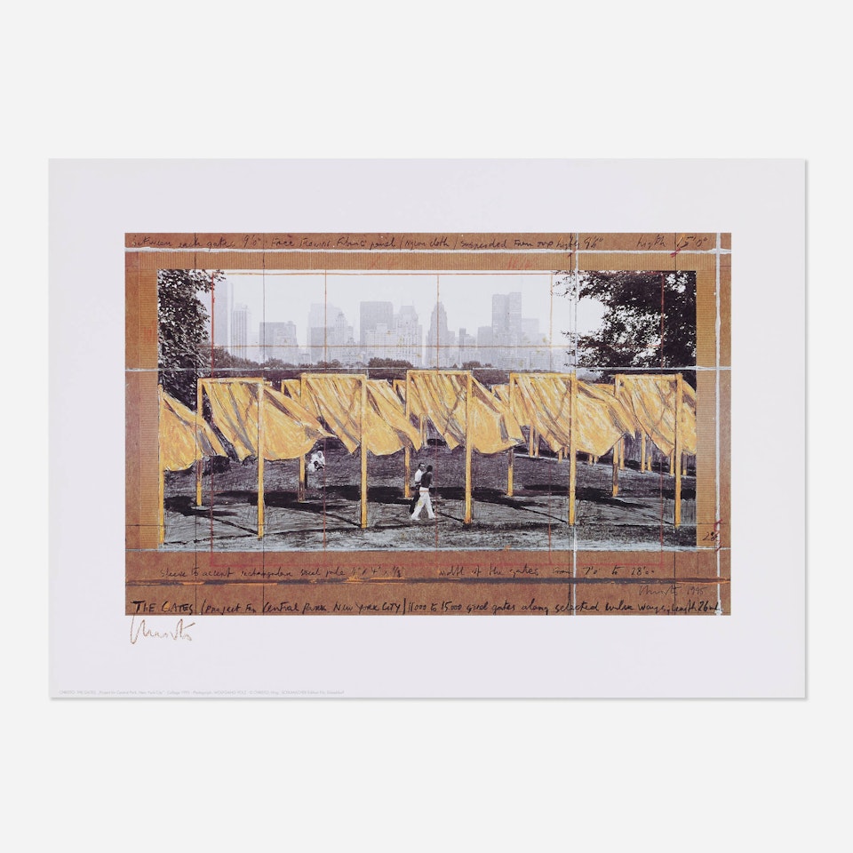 The Gates, Project for Central Park, New York City by Christo