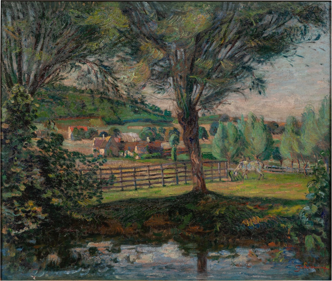 La mare aux saules, Île-de-France by Armand Guillaumin