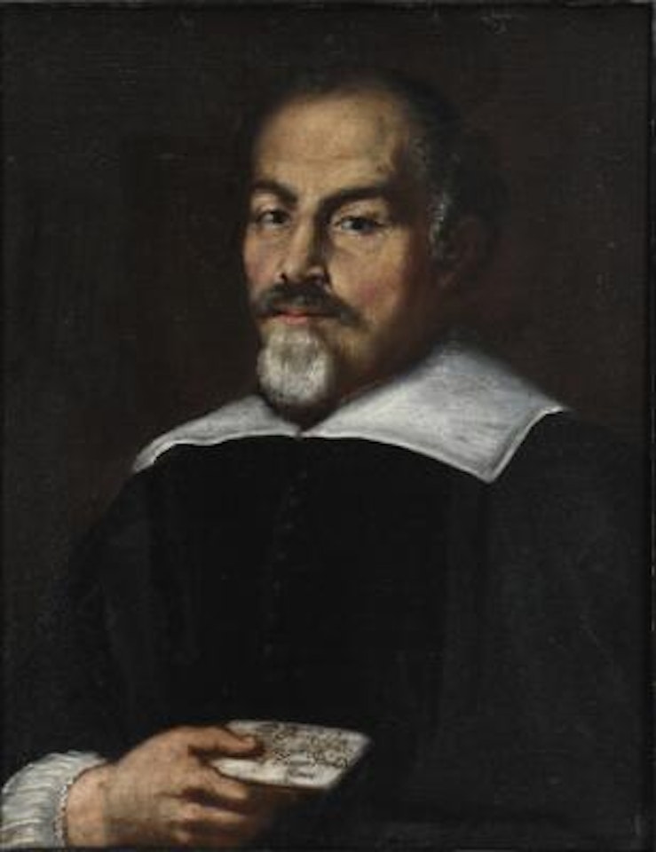 A gentleman holding a letter by Italian School