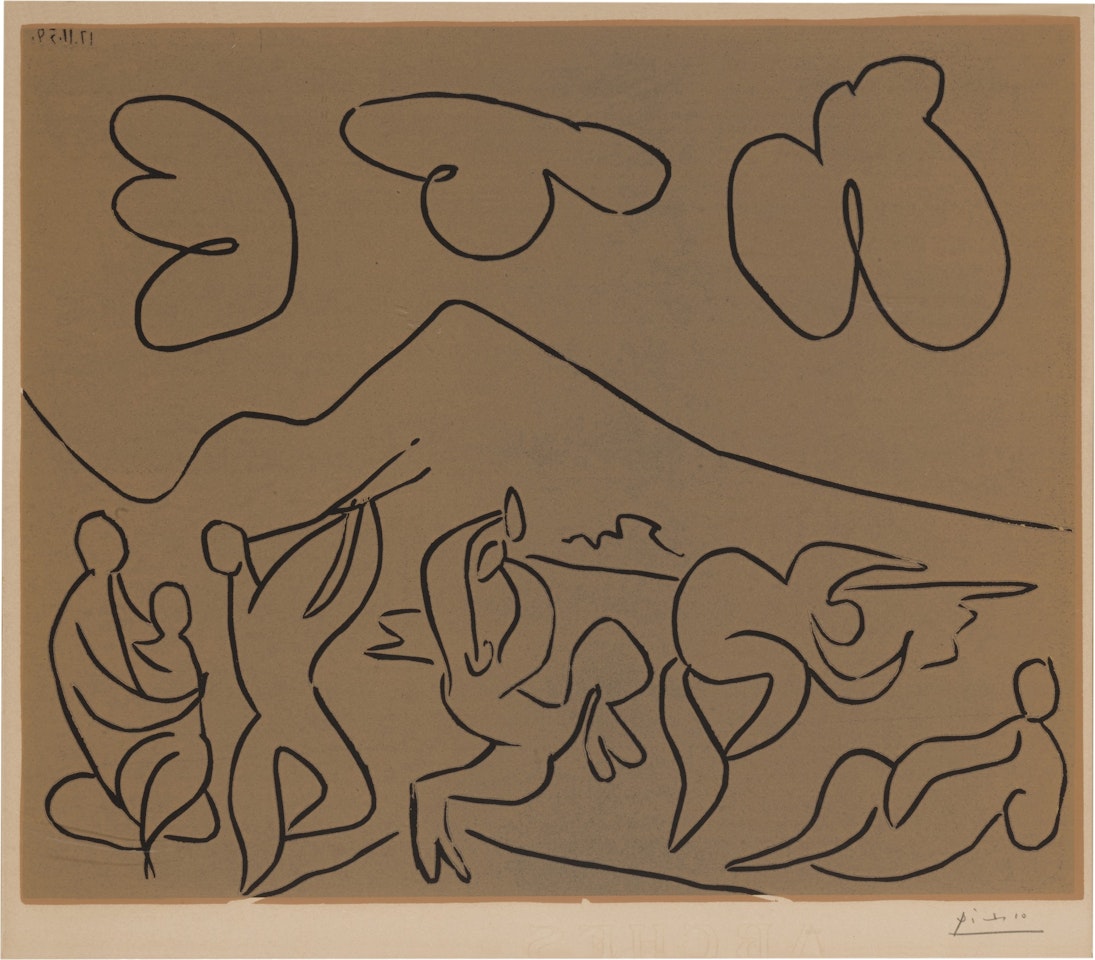 Bacchanale (Bloch 927; Baer 1255) by Pablo Picasso