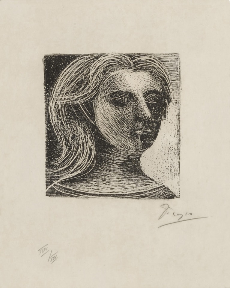 Tête de femme (B. 73; Ba. 240) by Pablo Picasso