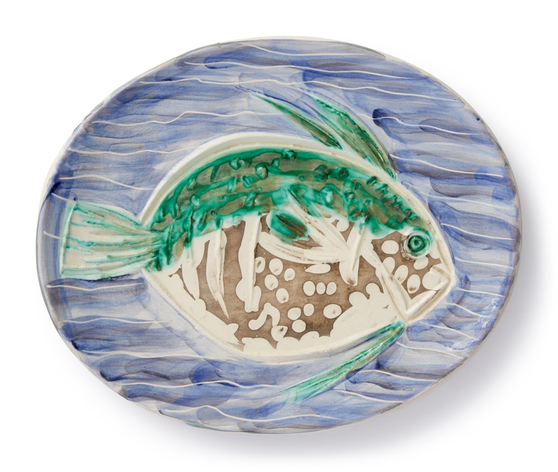 Poisson bleu (A. R. 180) by Pablo Picasso