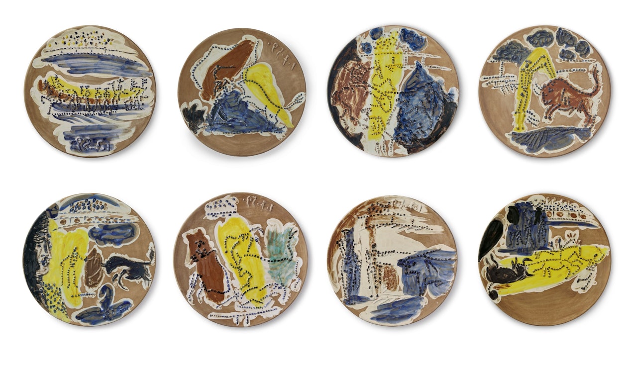 Service Scènes de Corrida (A. R. 416-423) by Pablo Picasso